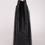 Chanel 1996 Caviar XL Logo Turnlock Tote 24k GP - FashioNica