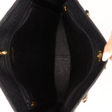 Chanel 1996 Caviar XL Logo Turnlock Tote 24k GP - FashioNica