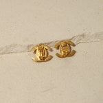 Chanel 1996 CC Turnlock Clip - On Earrings - FashioNica