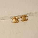 Chanel 1996 CC Turnlock Clip - On Earrings - FashioNica