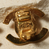Chanel 1996 CC Turnlock Clip - On Earrings - FashioNica
