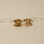 Chanel 1996 CC Turnlock Clip - On Earrings - FashioNica