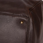 Chanel 1996 Chocolate Caviar Boston Weekender Duffel Bag 24KGP - FashioNica