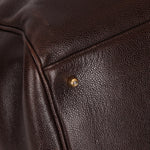 Chanel 1996 Chocolate Caviar Boston Weekender Duffel Bag 24KGP - FashioNica