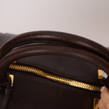 Chanel 1996 Chocolate Caviar Boston Weekender Duffel Bag 24KGP - FashioNica