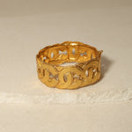 Chanel 1996 Chunky Milgrain CC Bangle - FashioNica