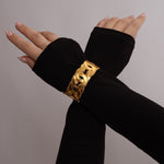 Chanel 1996 Chunky Milgrain CC Bangle - FashioNica