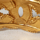 Chanel 1996 Chunky Milgrain CC Bangle - FashioNica