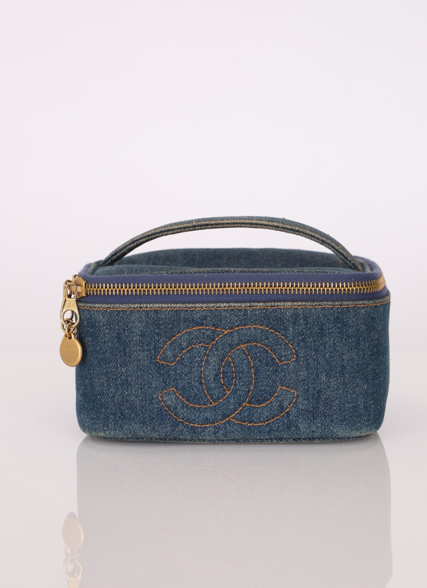 Chanel 1996 Denim Mini Vanity Case - FashioNica