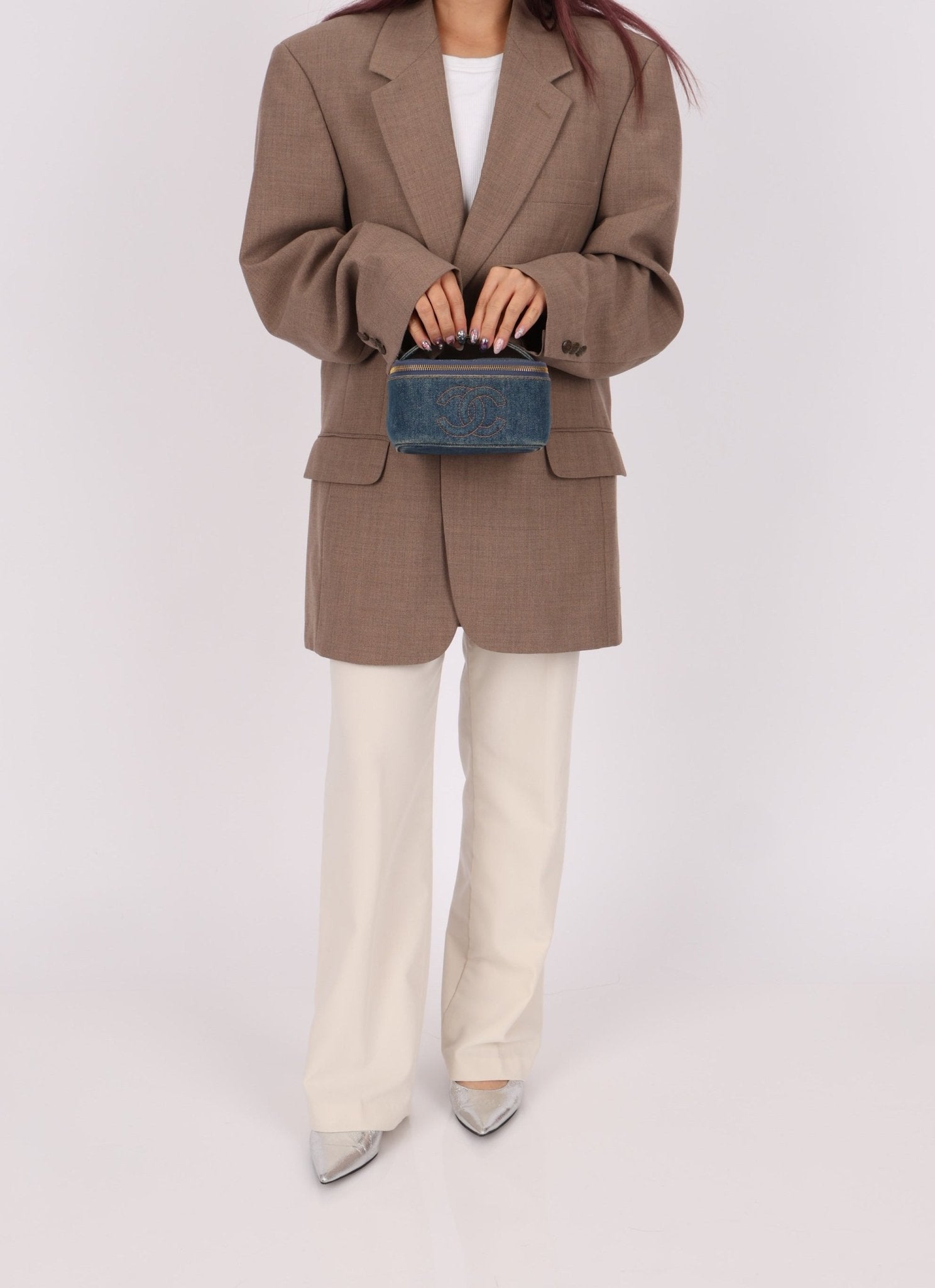 Chanel 1996 Denim Mini Vanity Case - FashioNica