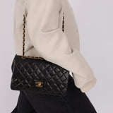 Chanel 1996 Lambskin Medium Classic Double Flap - FashioNica