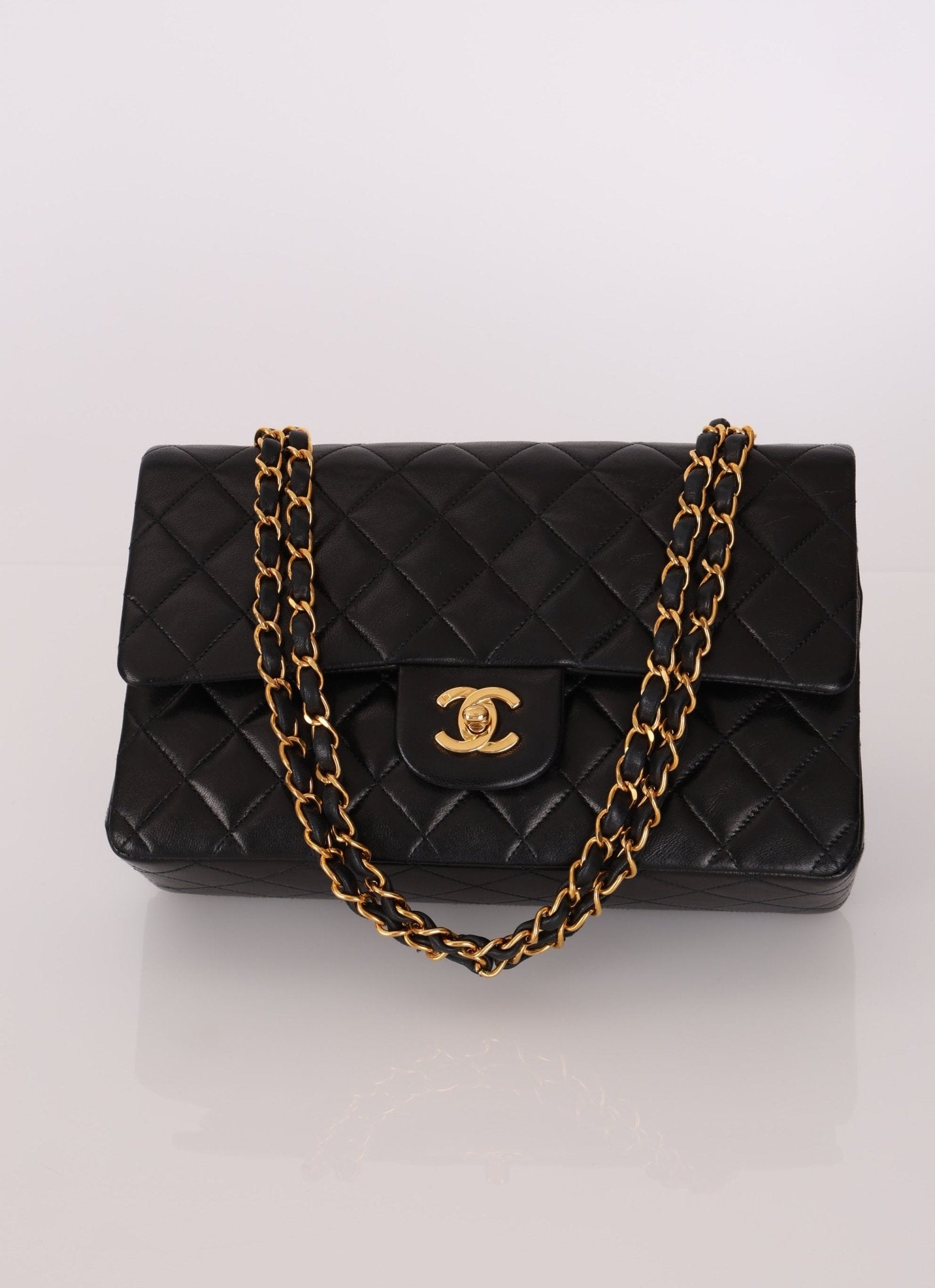Chanel 1996 Lambskin Medium Classic Double Flap - FashioNica
