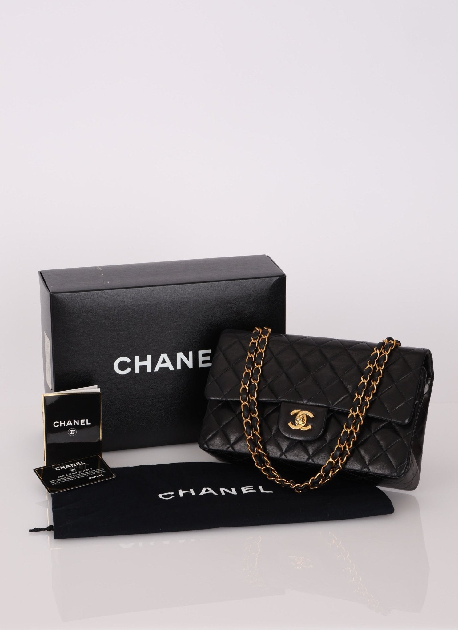 Chanel 1996 Lambskin Medium Classic Double Flap - FashioNica
