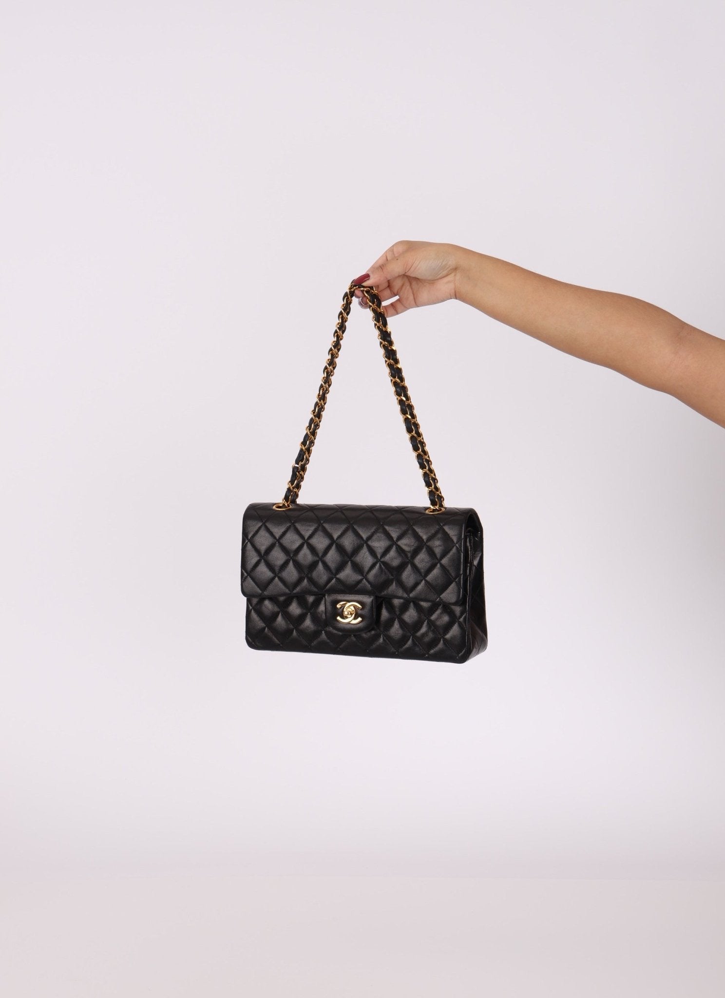 Chanel 1996 Lambskin Medium Classic Double Flap - FashioNica