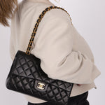 Chanel 1996 Lambskin Medium Classic Double Flap - FashioNica
