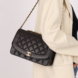 Chanel 1996 Lambskin Medium Diana 24K GP - FashioNica