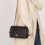 Chanel 1996 Lambskin Medium Diana 24K GP - FashioNica