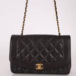 Chanel 1996 Lambskin Medium Diana 24K GP - FashioNica