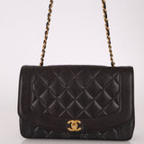 Chanel 1996 Lambskin Medium Diana 24K GP - FashioNica