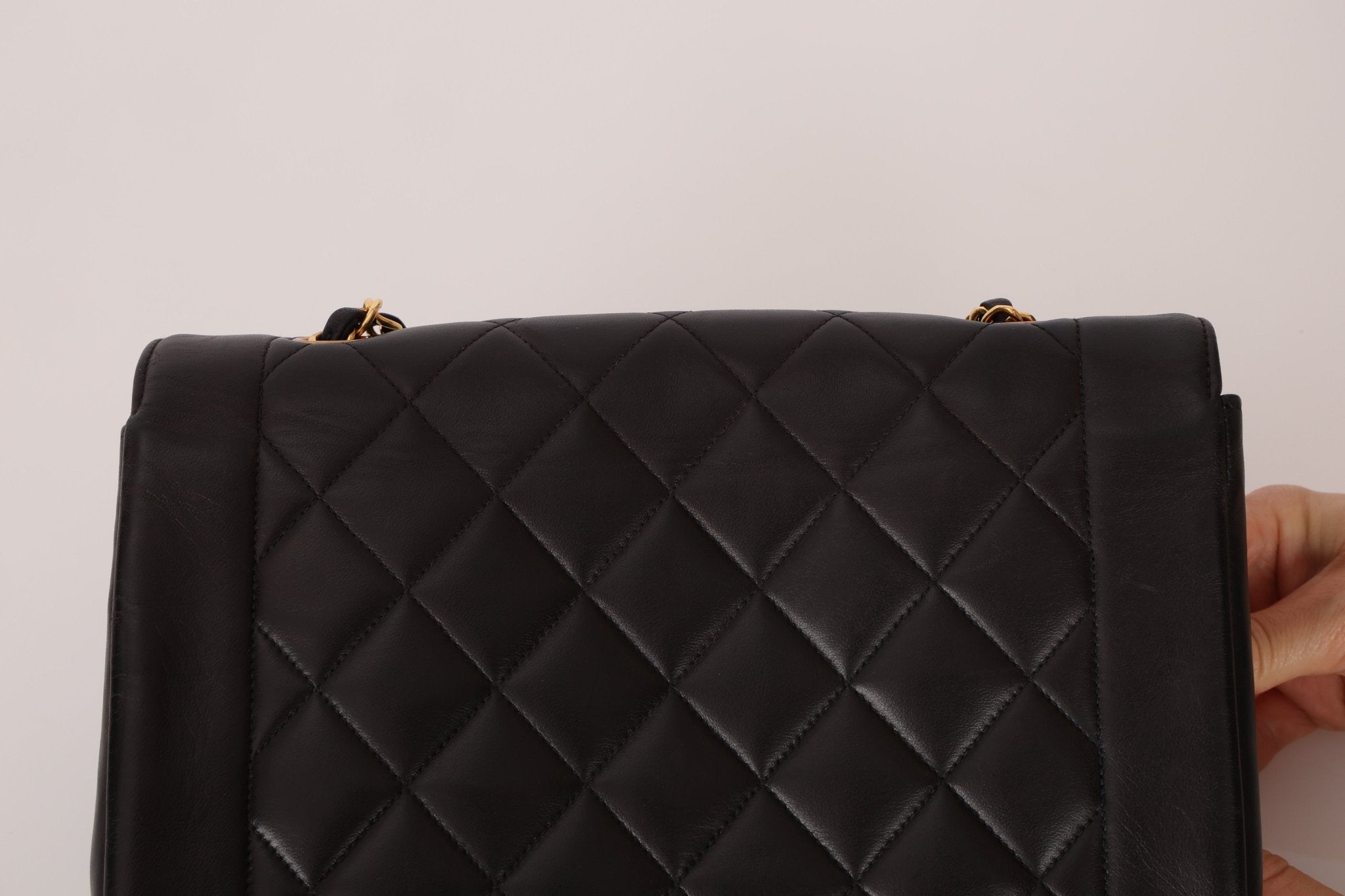 Chanel 1996 Lambskin Medium Diana 24K GP - FashioNica