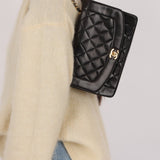 Chanel 1996 Lambskin Medium Diana Flap 24K GP - FashioNica