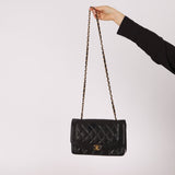 Chanel 1996 Lambskin Medium Diana Flap 24K GP - FashioNica