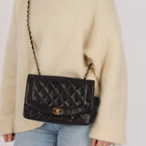 Chanel 1996 Lambskin Medium Diana Flap 24K GP - FashioNica