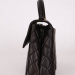 Chanel 1996 Lambskin Mini Kelly Top Handle 24k GP - FashioNica