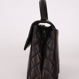 Chanel 1996 Lambskin Mini Kelly Top Handle 24k GP - FashioNica