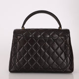 Chanel 1996 Lambskin Mini Kelly Top Handle 24k GP - FashioNica
