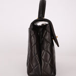 Chanel 1996 Lambskin Mini Kelly Top Handle 24k GP - FashioNica