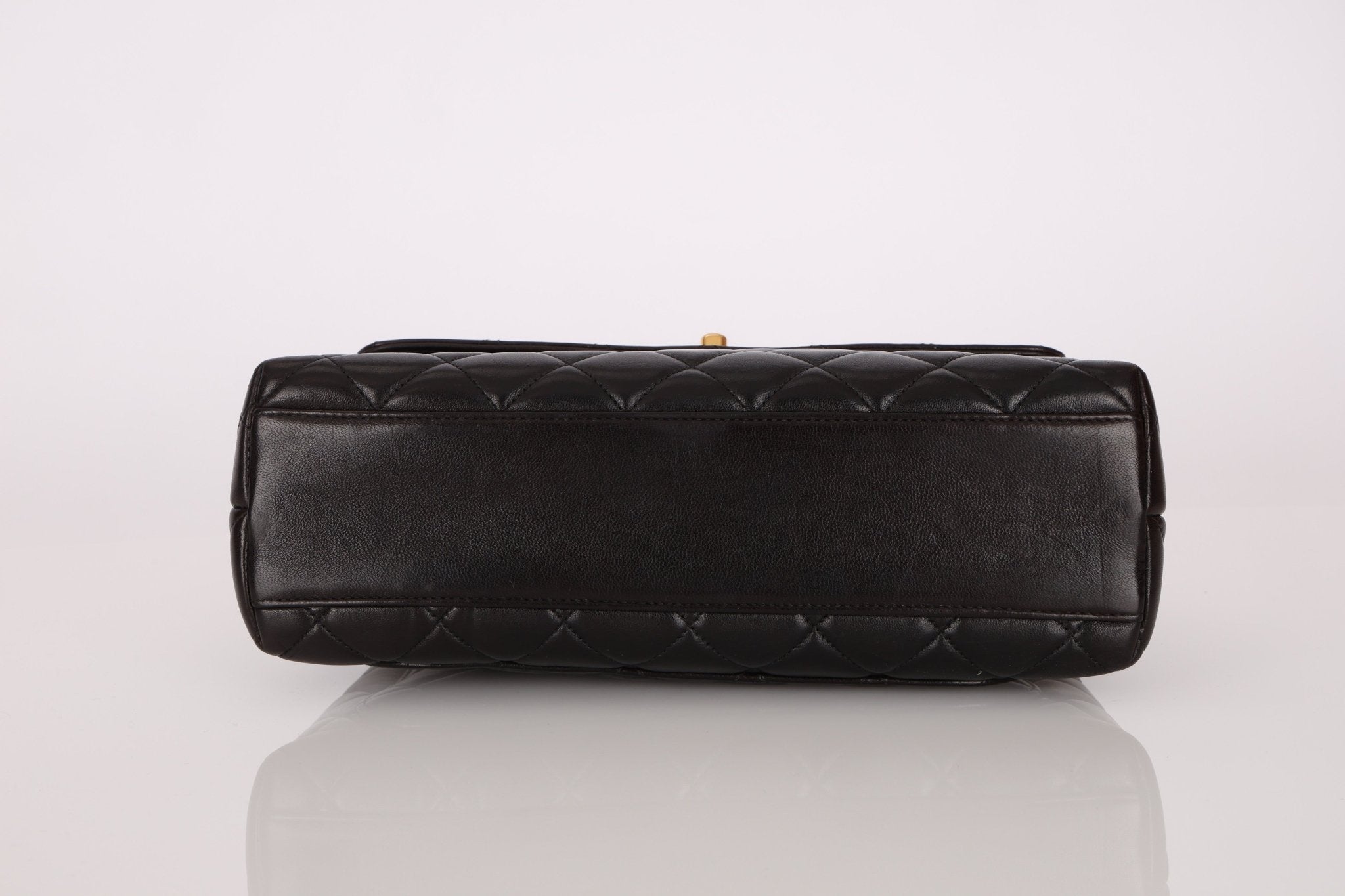 Chanel 1996 Lambskin Mini Kelly Top Handle 24k GP - FashioNica