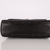 Chanel 1996 Lambskin Mini Kelly Top Handle 24k GP - FashioNica