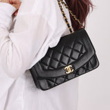 Chanel 1996 Lambskin Small Diana - FashioNica