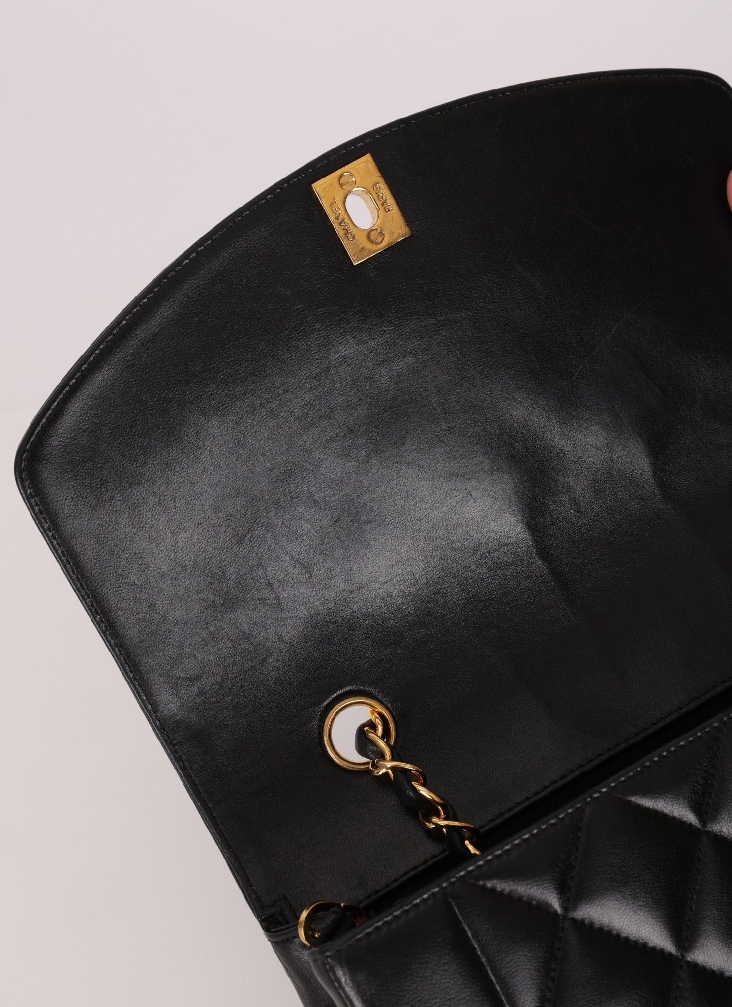 Chanel 1996 Lambskin Small Diana - FashioNica