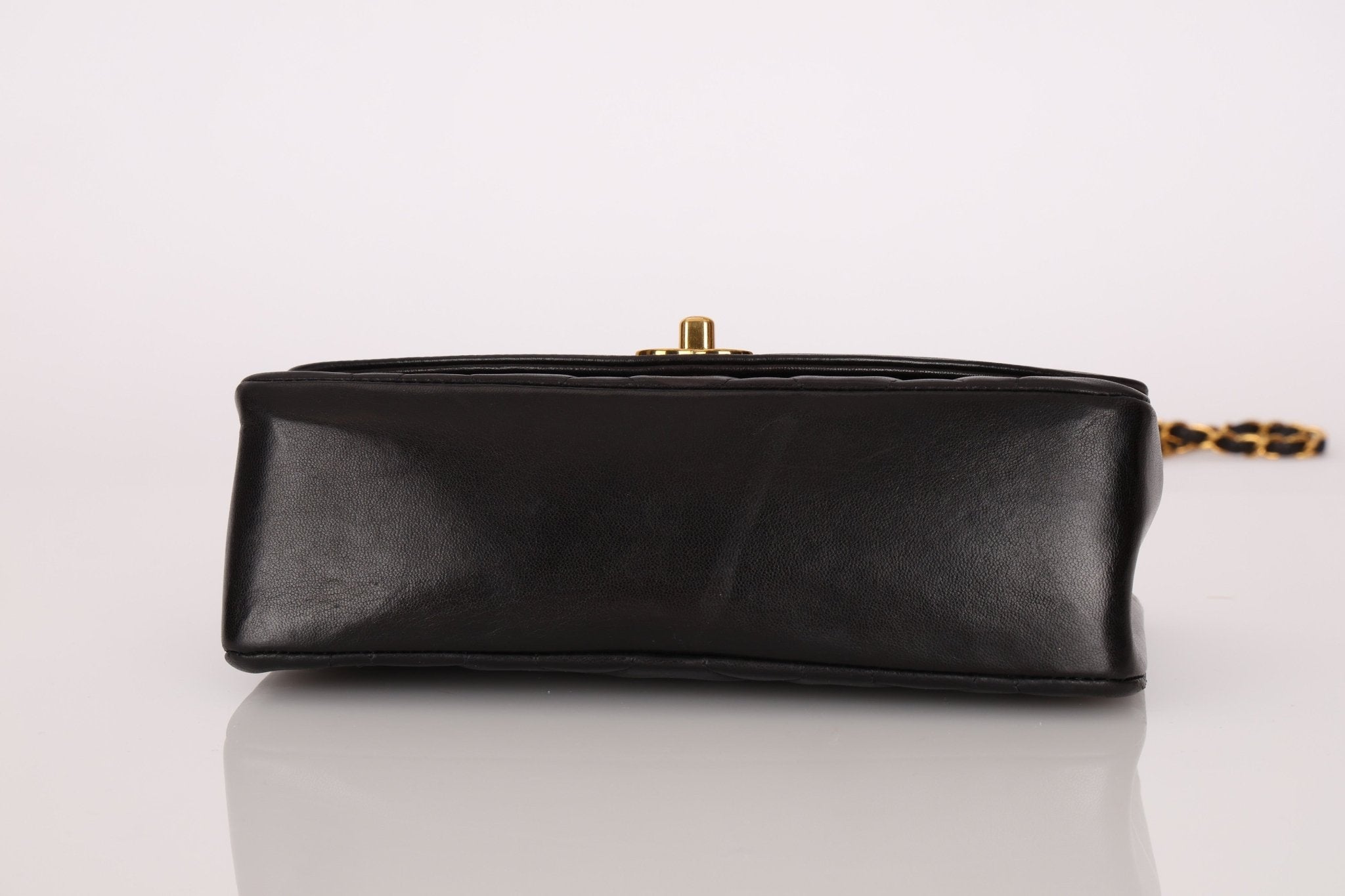 Chanel 1996 Lambskin Small Diana Flap 24K GP - FashioNica