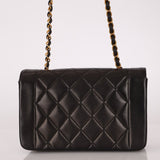 Chanel 1996 Lambskin Small Diana Flap 24K GP - FashioNica