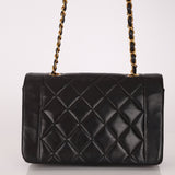 Chanel 1996 Lambskin Small Diana Flap 24K GP - FashioNica