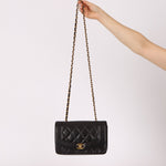 Chanel 1996 Lambskin Small Diana Flap 24K GP - FashioNica