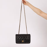 Chanel 1996 Lambskin Small Diana Flap 24K GP - FashioNica