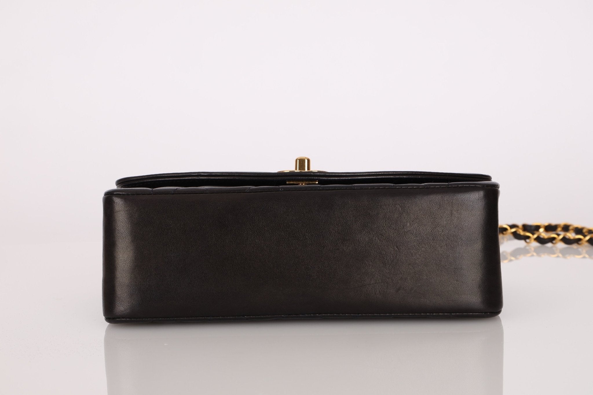 Chanel 1996 Lambskin Small Diana Flap 24K GP - FashioNica