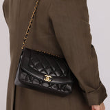 Chanel 1996 Lambskin Small Diana Flap 24K GP - FashioNica