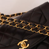 Chanel 1996 Lambskin Small Diana Flap 24K GP - FashioNica