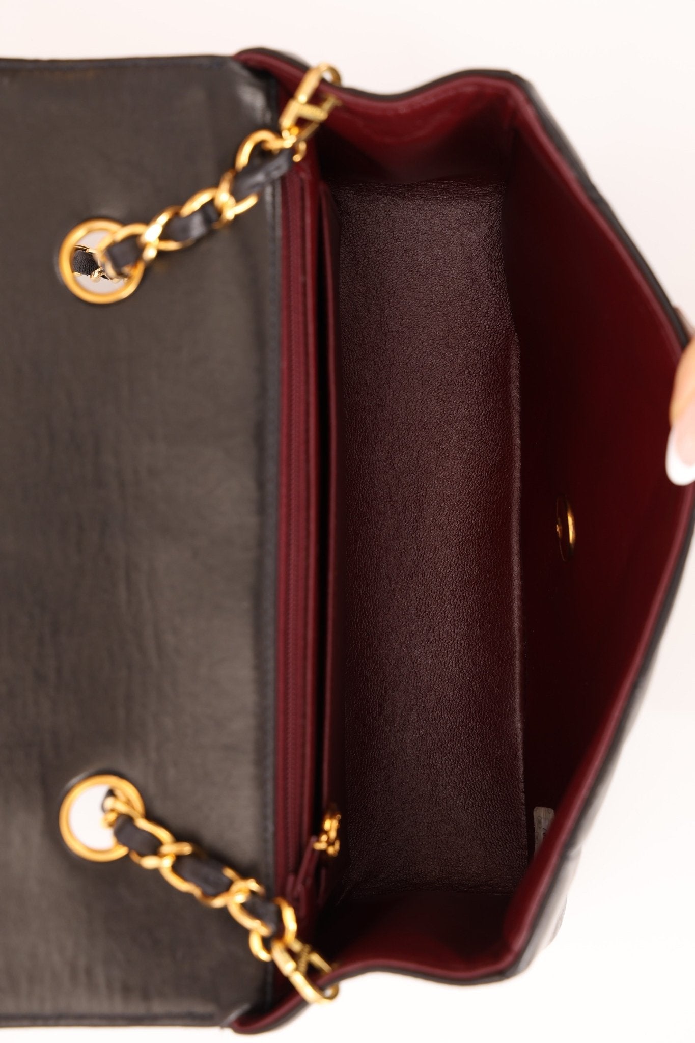 Chanel 1996 Lambskin Small Diana Flap 24K GP - FashioNica