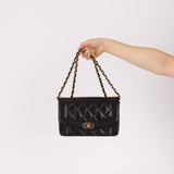 Chanel 1996 Lambskin Small Diana Flap 24K GP - FashioNica