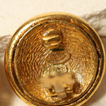 Chanel 1996 Large CC Logo Round Clip - On Earrings - FashioNica
