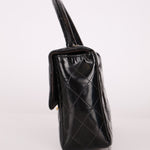 Chanel 1996 Patent East West Kelly Top Handle 24k GP - FashioNica