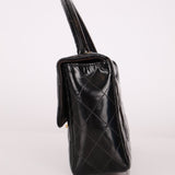 Chanel 1996 Patent East West Kelly Top Handle 24k GP - FashioNica