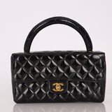Chanel 1996 Patent East West Kelly Top Handle 24k GP - FashioNica