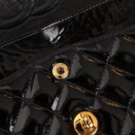 Chanel 1996 Patent Small Classic Double Flap 24K GP - FashioNica